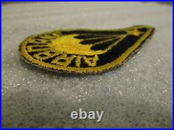 Wwii / Korea Original Us Army Airborne Patch Black/gold Master Jumper/training