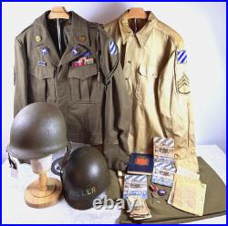 Wwii Named 3rd Infantry Division 7th Infantry Reg. Uniform Grouping Wwii Named 3rd Infantry Division 7th Infantry Reg. Uniform Grouping