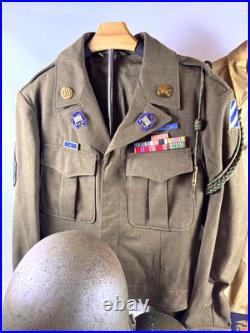 Wwii Named 3rd Infantry Division 7th Infantry Reg. Uniform Grouping Wwii Named 3rd Infantry Division 7th Infantry Reg. Uniform Grouping