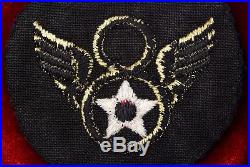 Wwii U. S. 8th Army Air Force Patch British Made, Stubby Wing Type