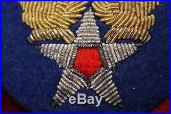 Wwii U. S. Army Air Corps Winged Star Shoulder Patch British Made Bullion