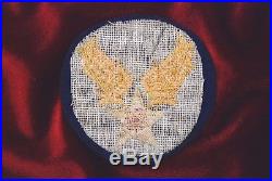 Wwii U. S. Army Air Corps Winged Star Shoulder Patch British Made Bullion