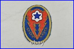 Wwii U. S. Army Eto Shoulder Patch German Made Bullion