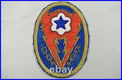 Wwii U. S. Army Eto Shoulder Patch German Made Bullion