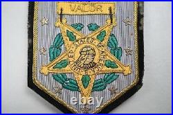 Wwii U. S. Army Medal Of Honor Blazer Pocket Patch Bullion