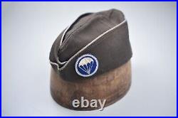 Wwii U. S. Army Parachute Infantry Regiment Enlisted Overseas Cap Blue Patch