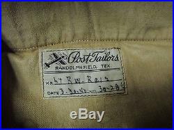 Wwii Us Army Air Corps Cbi Named Officer Dress Uniform Pants & Bullion Patch
