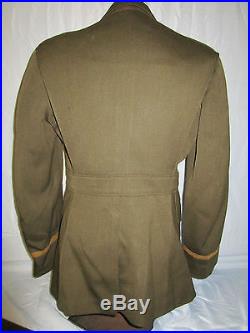 Wwii Us Army Air Corps Cbi Named Officer Dress Uniform Pants & Bullion Patch