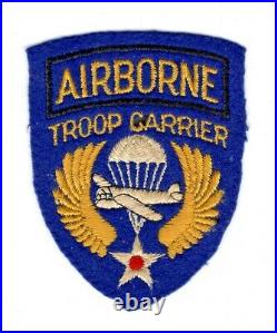 Wwii Us Army Airborne Troop Carrier Command Original Felt Patch Uniform Take-off