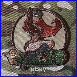Wwii Us Army Isaf B52 Air Pinup Girl Forest USA Military Velcro Morale Patch