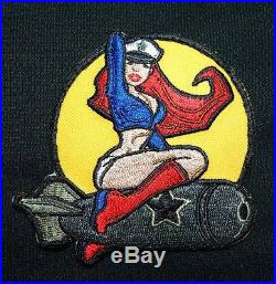 Wwii Us Army Isaf B52 Air Pinup Girl Full Color USA Military Velcro Morale Patch