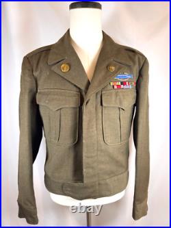 Wwii Us Army Military Police Uniform Shaef & First Army Patches