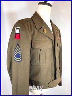 Wwii Us Army Military Police Uniform Shaef & First Army Patches Wwii Us Army Military Police Uniform Shaef & First Army Patches