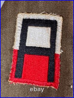 Wwii Us Army Military Police Uniform Shaef & First Army Patches