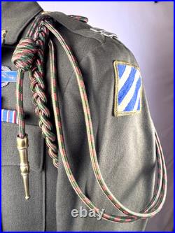 Wwii Us Army Oficer Tunic 3rd Infantry Division 15th Regt. Named & Dated