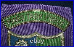 Wwii Ww2 U. S. Army Bullion Patch-mars Task Force Burma From High End Collection