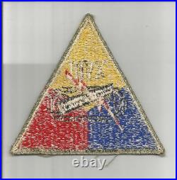 Yellow Apex WW 2 US Army 18th XVIII Armored Corps Patch Inv# S910
